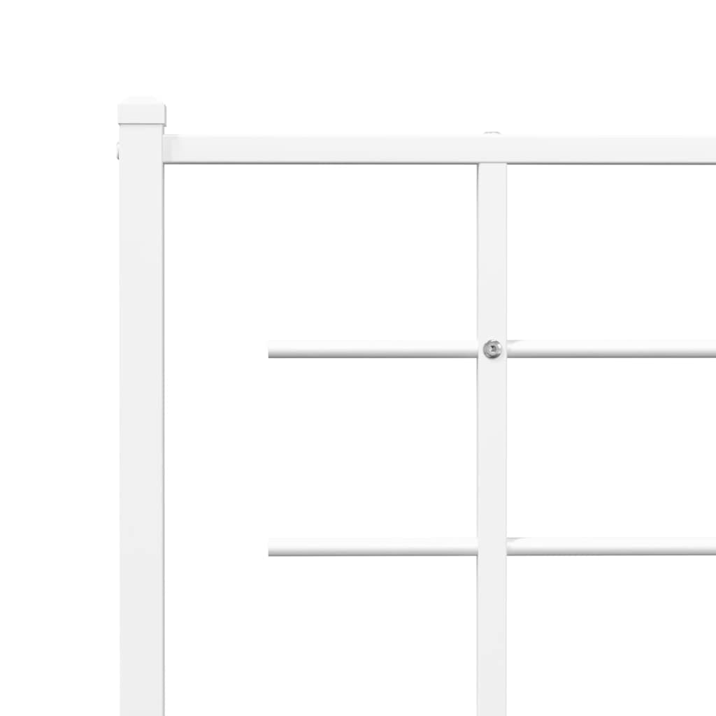 fehér fém csere fejtámla 150 cm