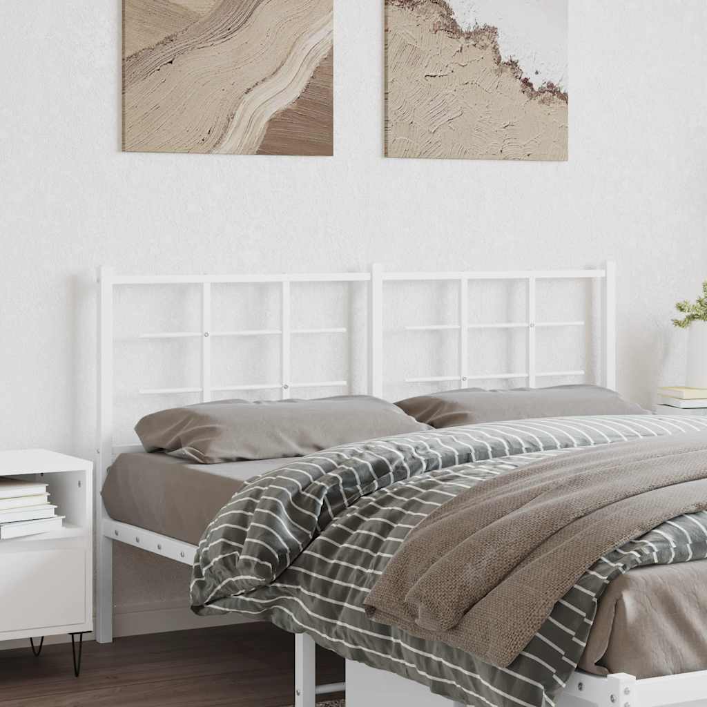 fehér fém csere fejtámla 150 cm