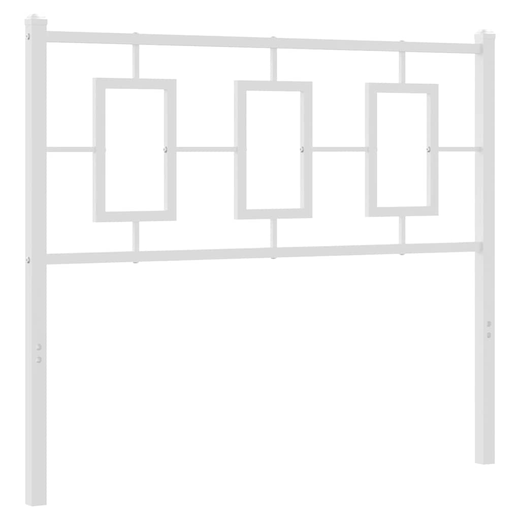 fehér fém csere fejtámla 100 cm