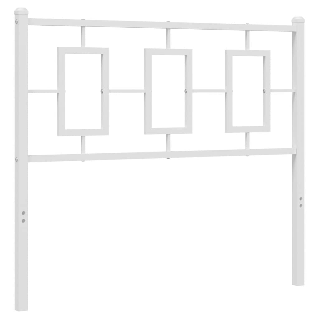 fehér fém csere fejtámla 100 cm