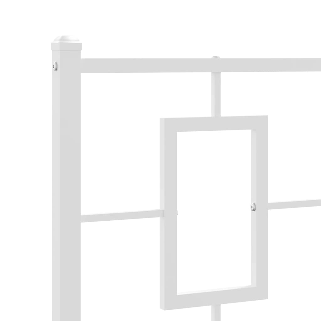 fehér fém csere fejtámla 100 cm