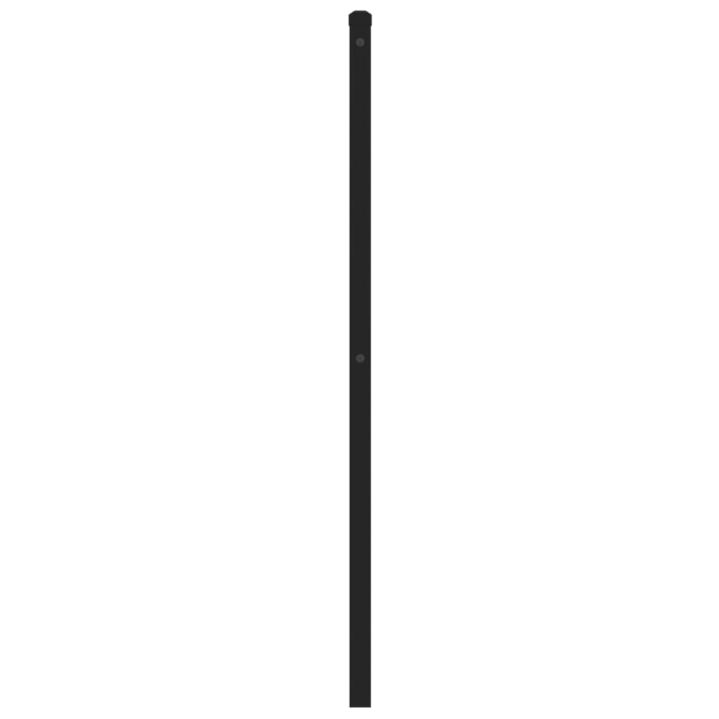 fekete fém csere fejtámla 150 cm