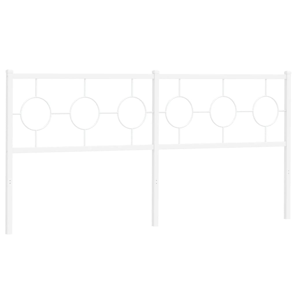 fehér fém csere fejtámla 180 cm