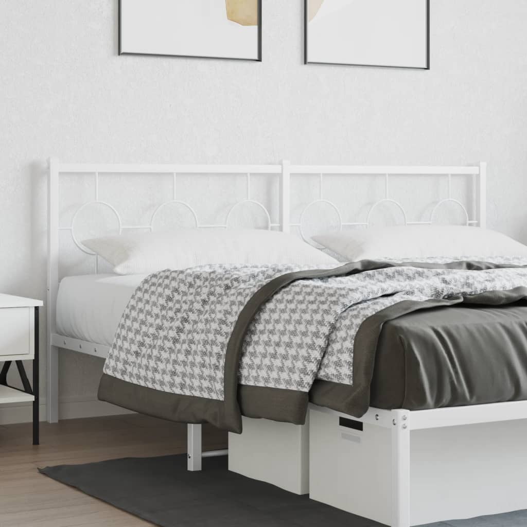 fehér fém csere fejtámla 180 cm