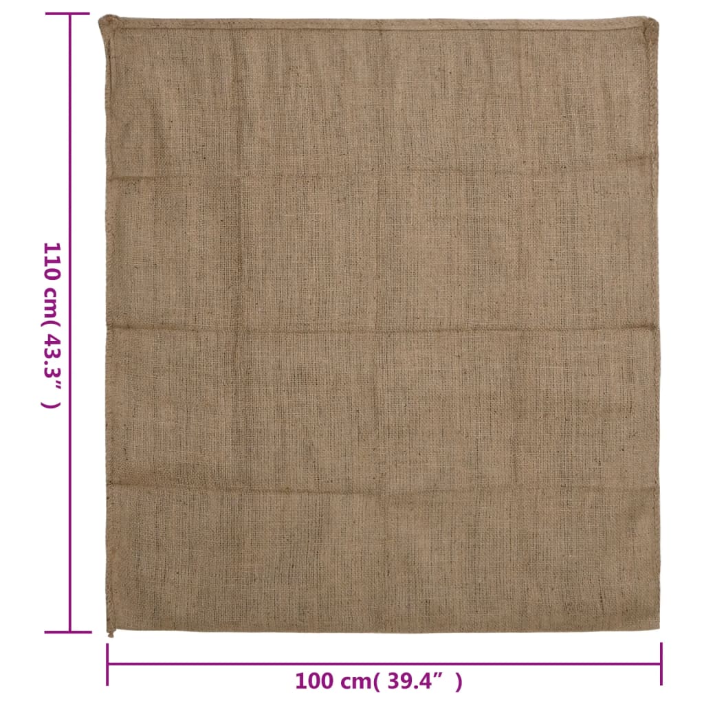 5 db jutazsák 100 x 110 cm 100% juta 340 gsm