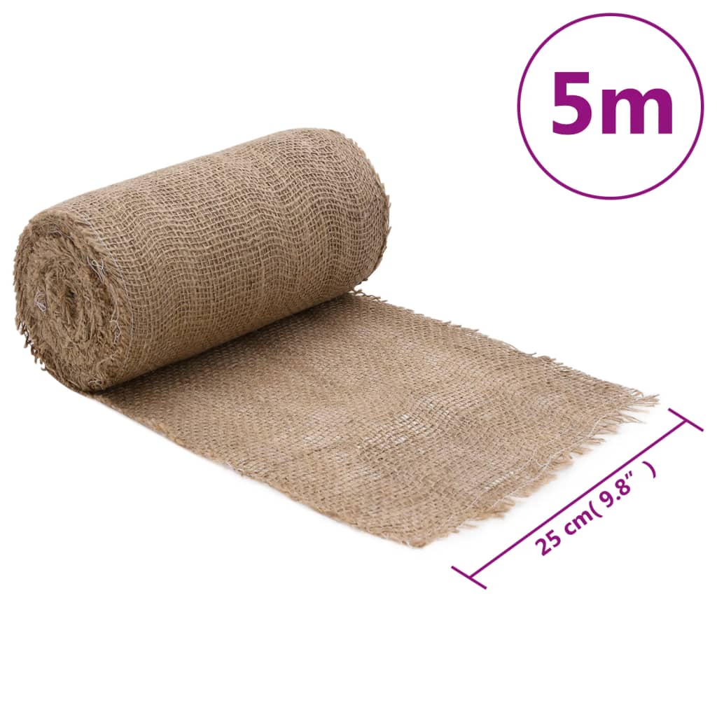 juta tekercs 0,25 x 5 m 100% juta 200 gsm