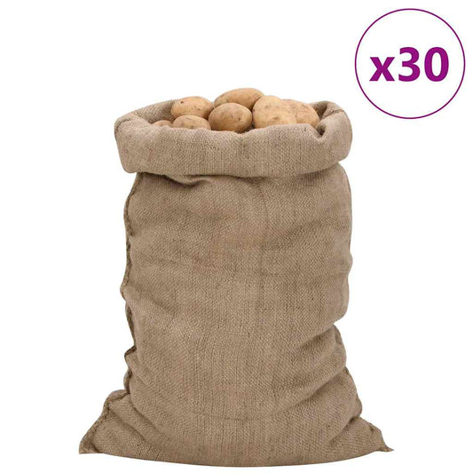 30 db jutazsák 60 x 105 cm 100% juta 340 g/m2