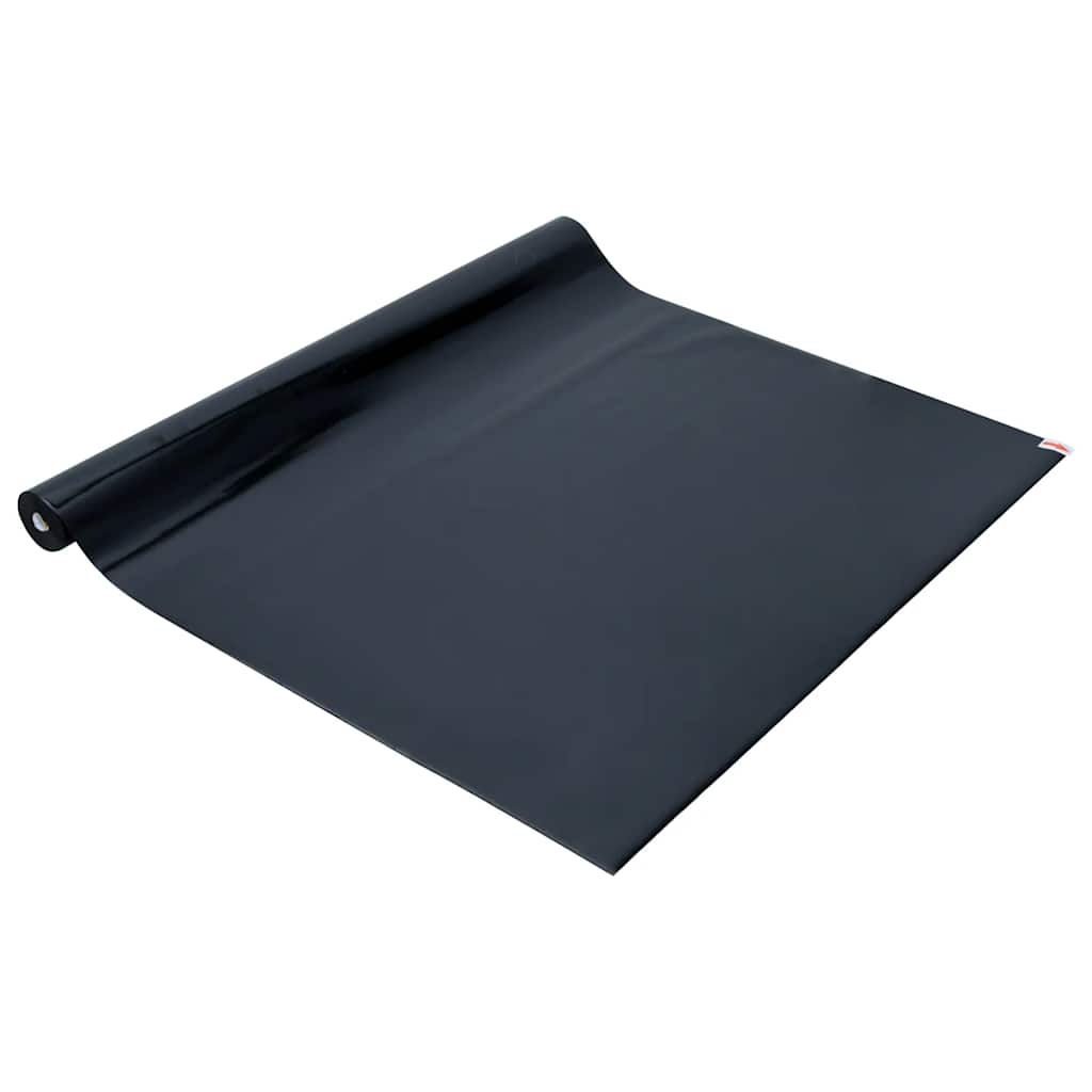 matt fekete PVC statikus ablakfólia 45 x 1000 cm