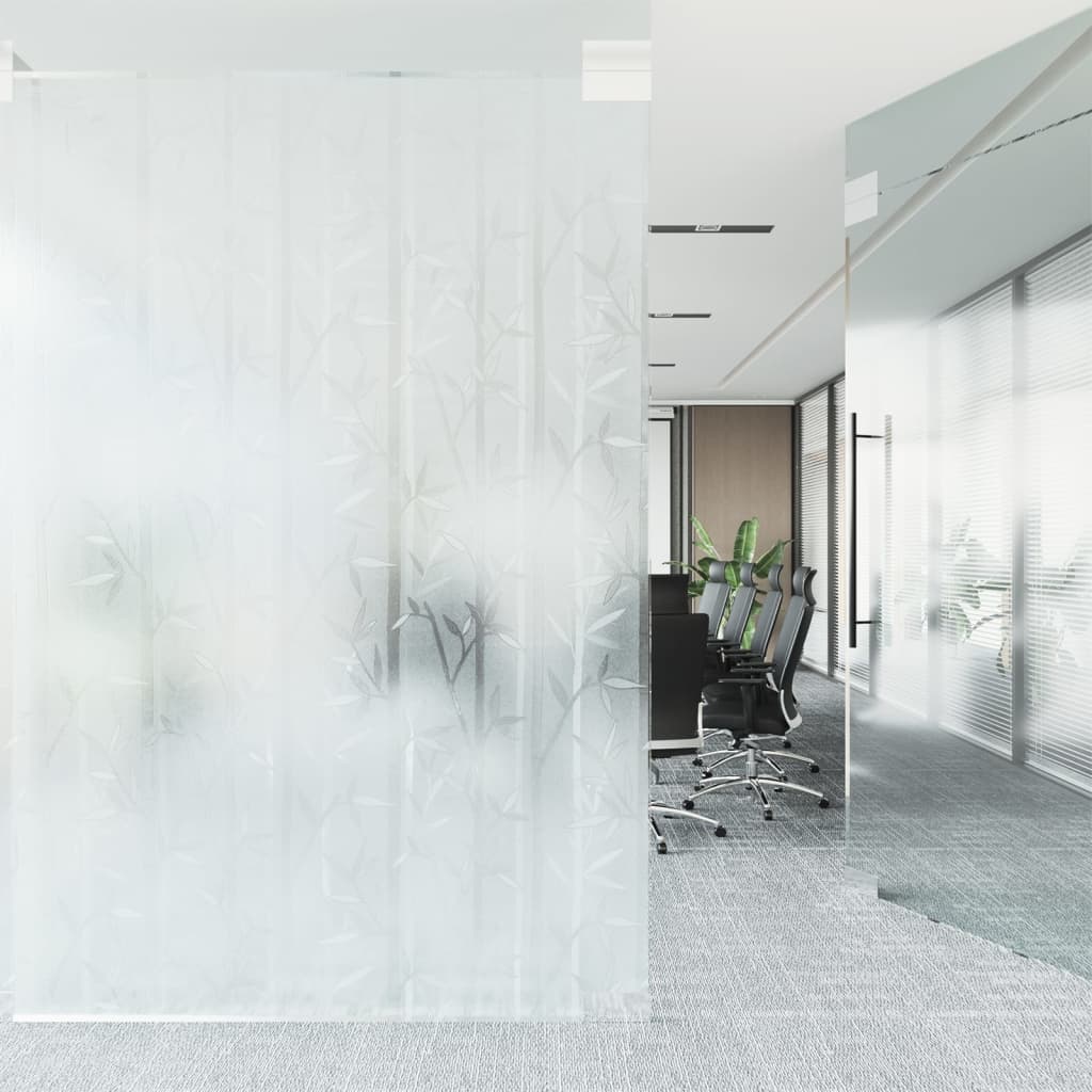 matt bambusz mintás PVC ablakfólia 90 x 500 cm