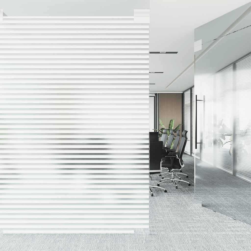 matt csíkos mintás PVC ablakfólia 60 x 500 cm