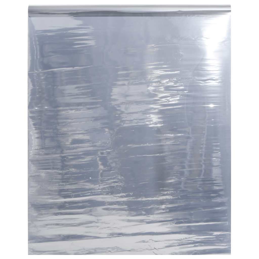 ezüst PVC tükröző statikus napsugárzás elleni fólia 90 x2000 cm