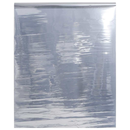 ezüst PVC tükröző statikus napsugárzás elleni fólia 90 x2000 cm