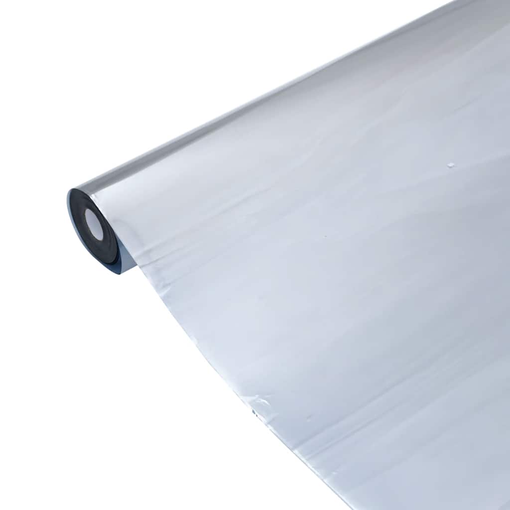 ezüst PVC tükröző statikus napsugárzás elleni fólia 90 x2000 cm