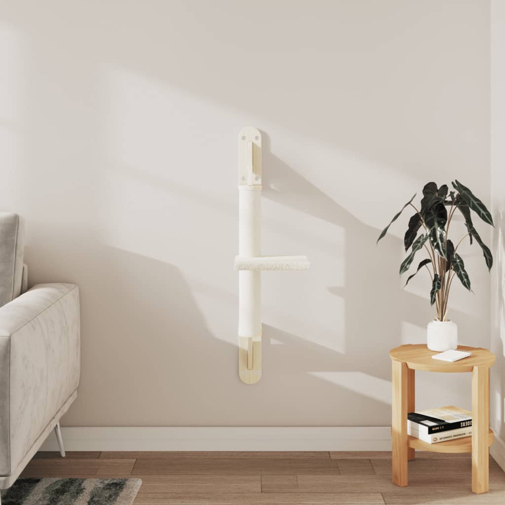 krémszínű falra szerelhető kaparófa 85,5 cm