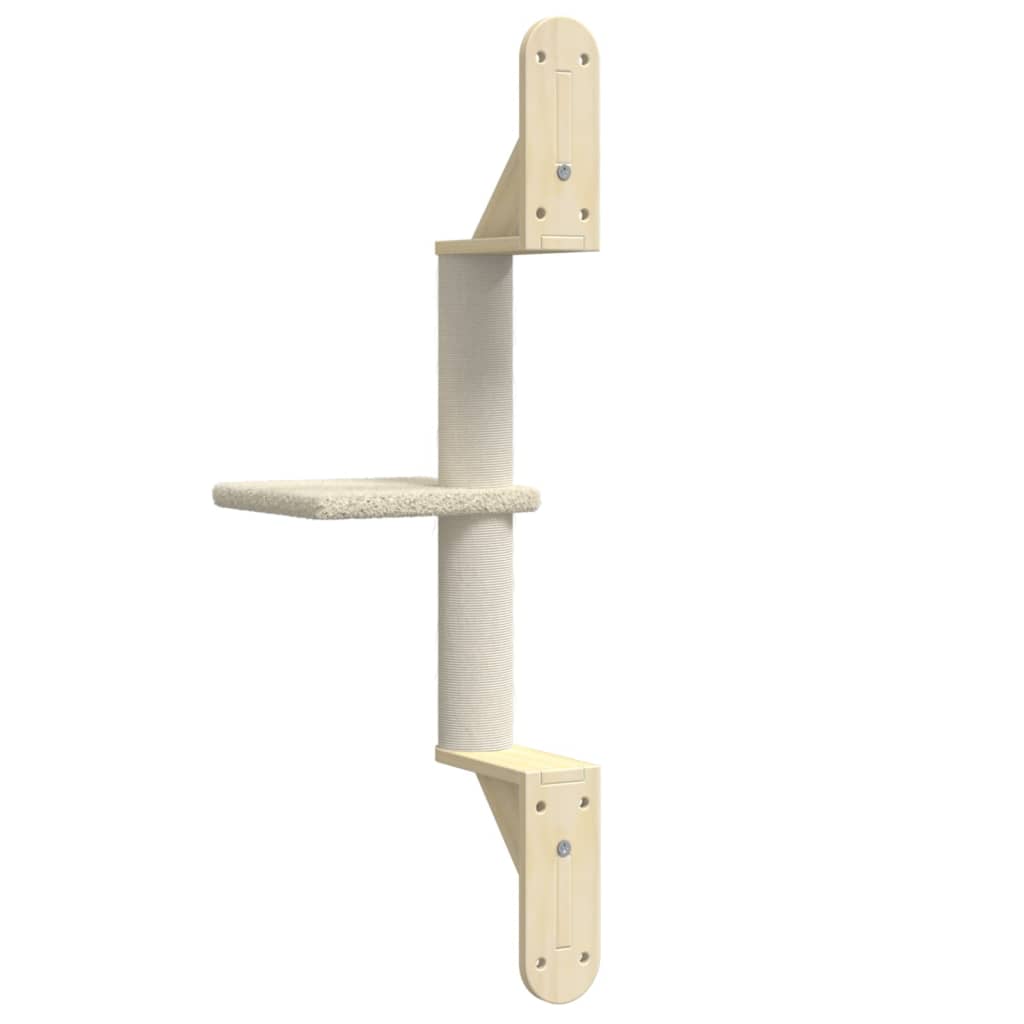 krémszínű falra szerelhető kaparófa 85,5 cm