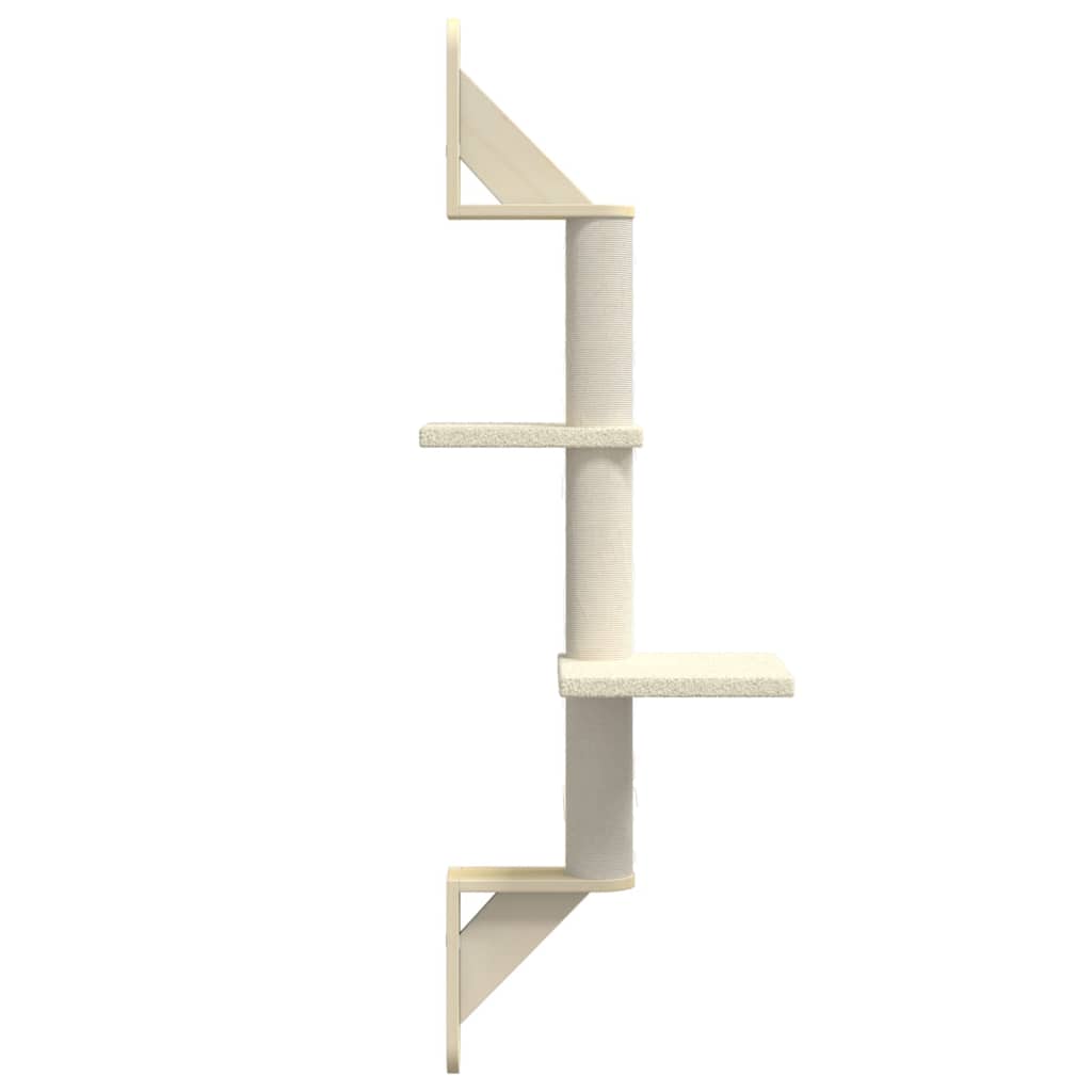 krémszínű falra szerelhető kaparófa 108 cm