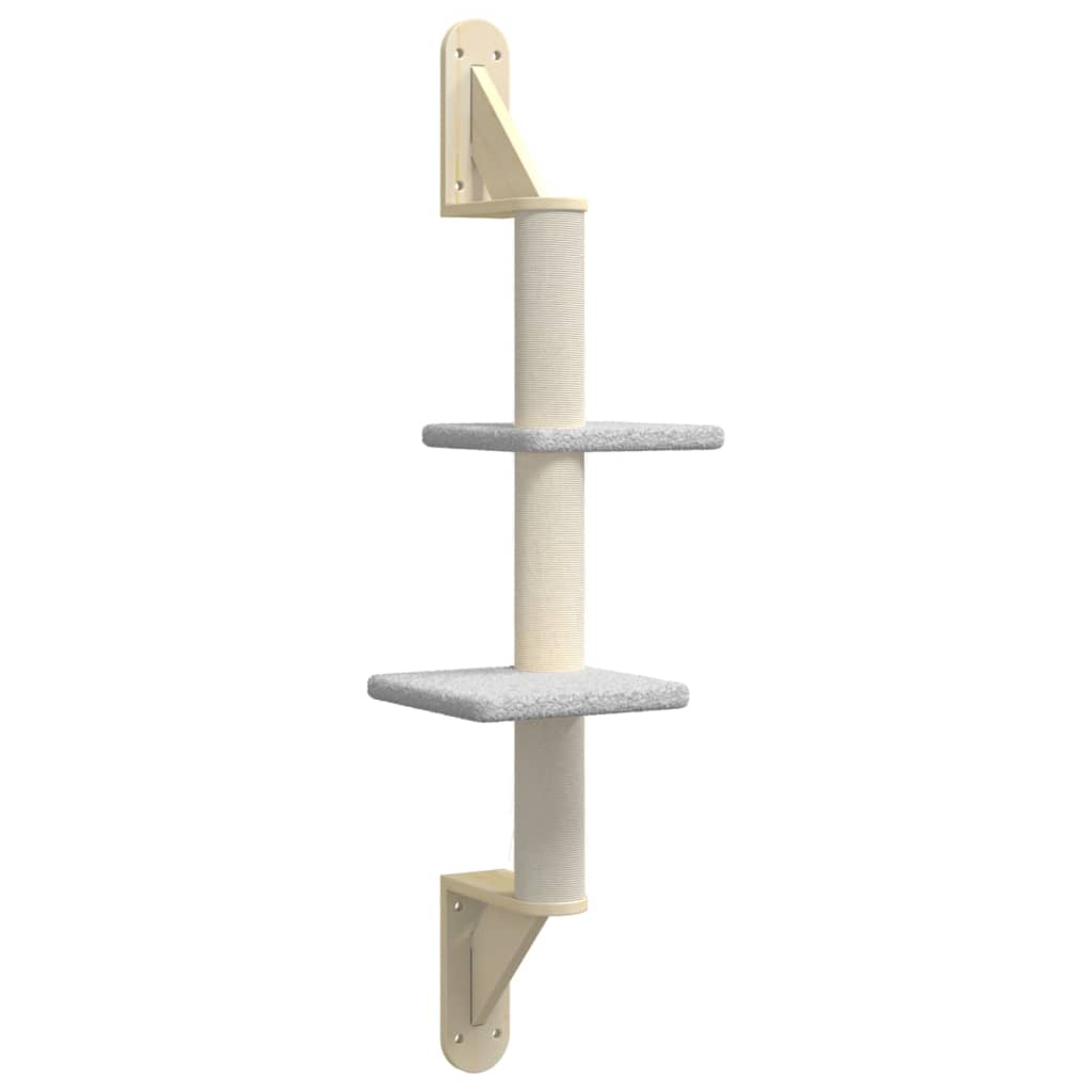 világosszürke falra szerelhető kaparófa 108 cm