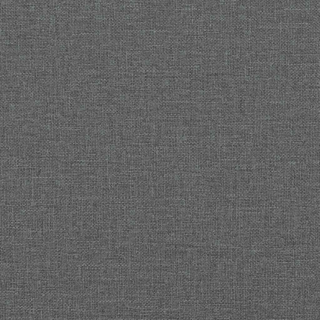 sötétszürke szövet ágykeret matrac nélkül Hvar 200 x 200 cm