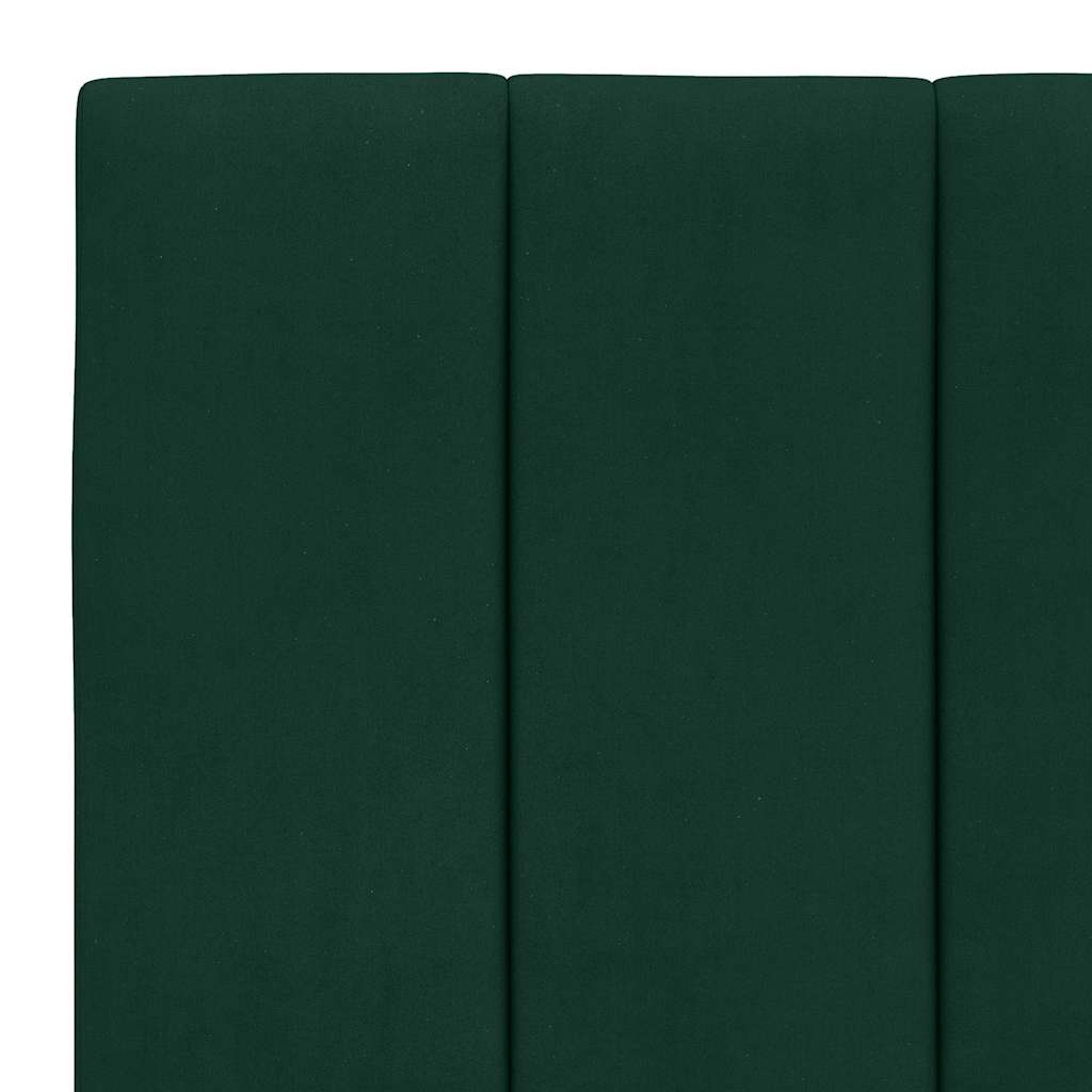 sötétzöld bársony ágykeret matrac nélkül Hanko 80 x 200 cm