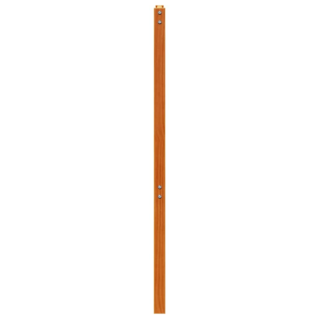 viaszbarna tömör fenyőfa fejtámla 135 cm