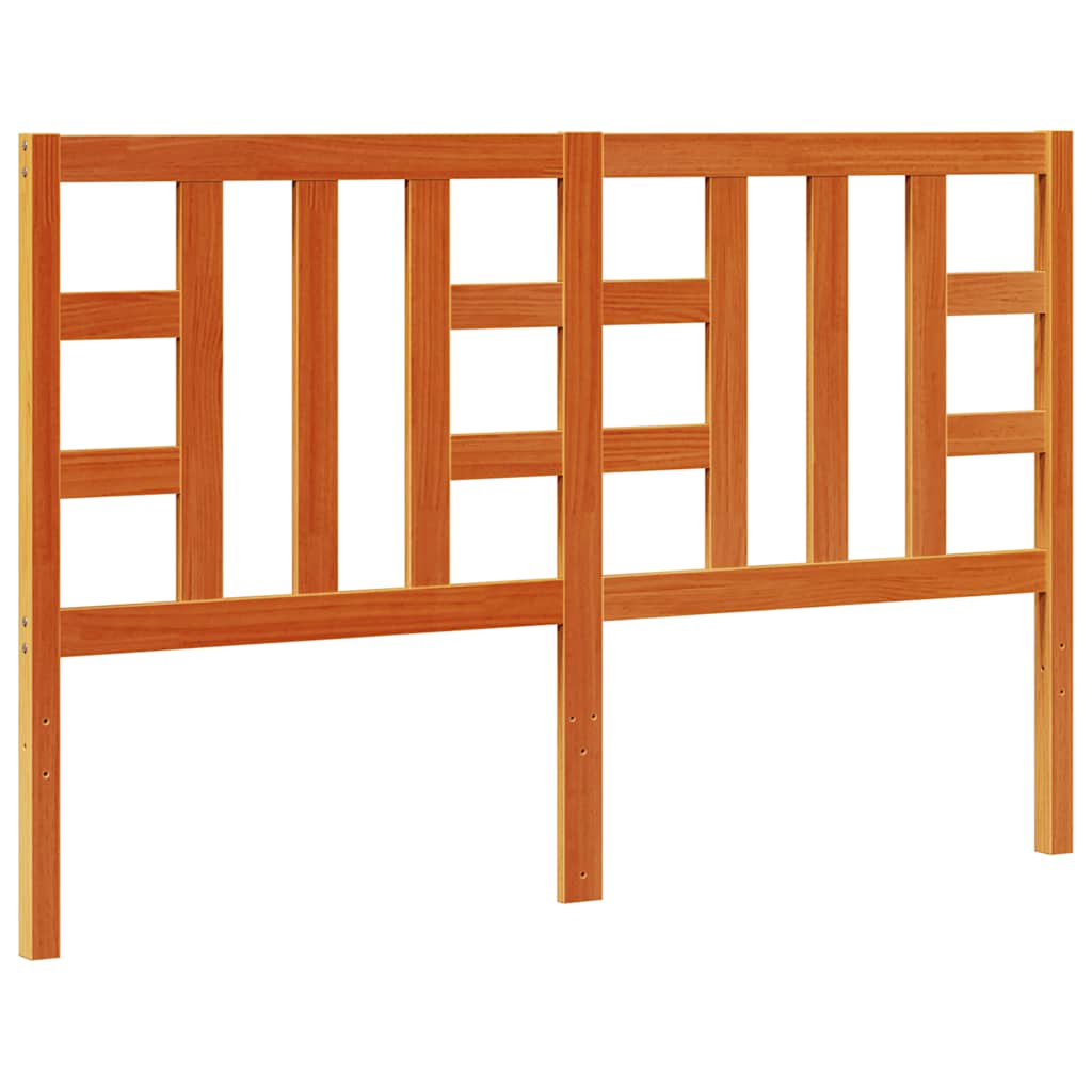 viaszbarna tömör fenyőfa fejtámla 150 cm