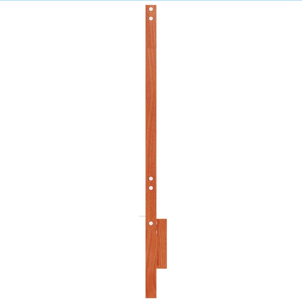 viaszbarna tömör fenyőfa fejtámla 135 cm