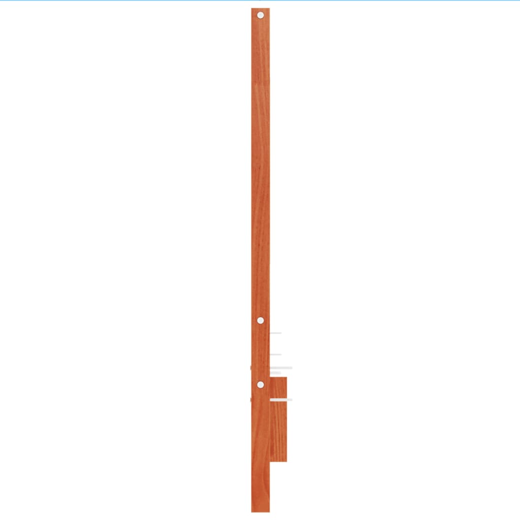 viaszbarna tömör fenyőfa fejtámla 135 cm