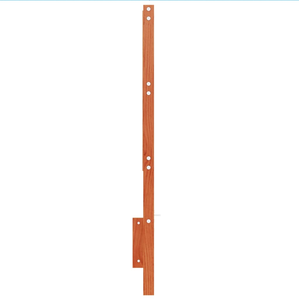 viaszbarna tömör fenyőfa fejtámla 135 cm