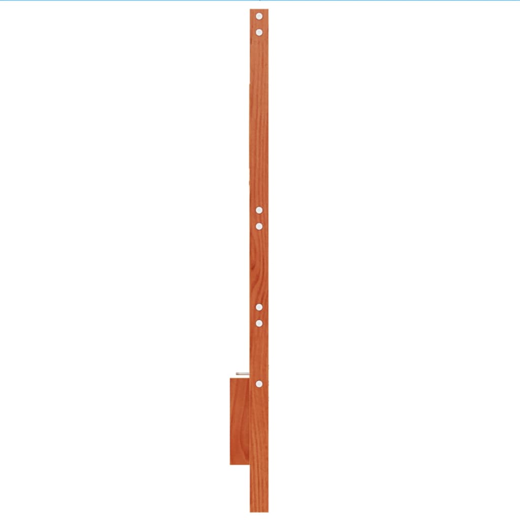 viaszbarna tömör fenyőfa fejtámla 135 cm