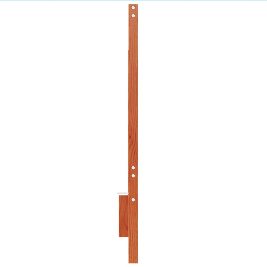 viaszbarna tömör fenyőfa fejtámla 135 cm