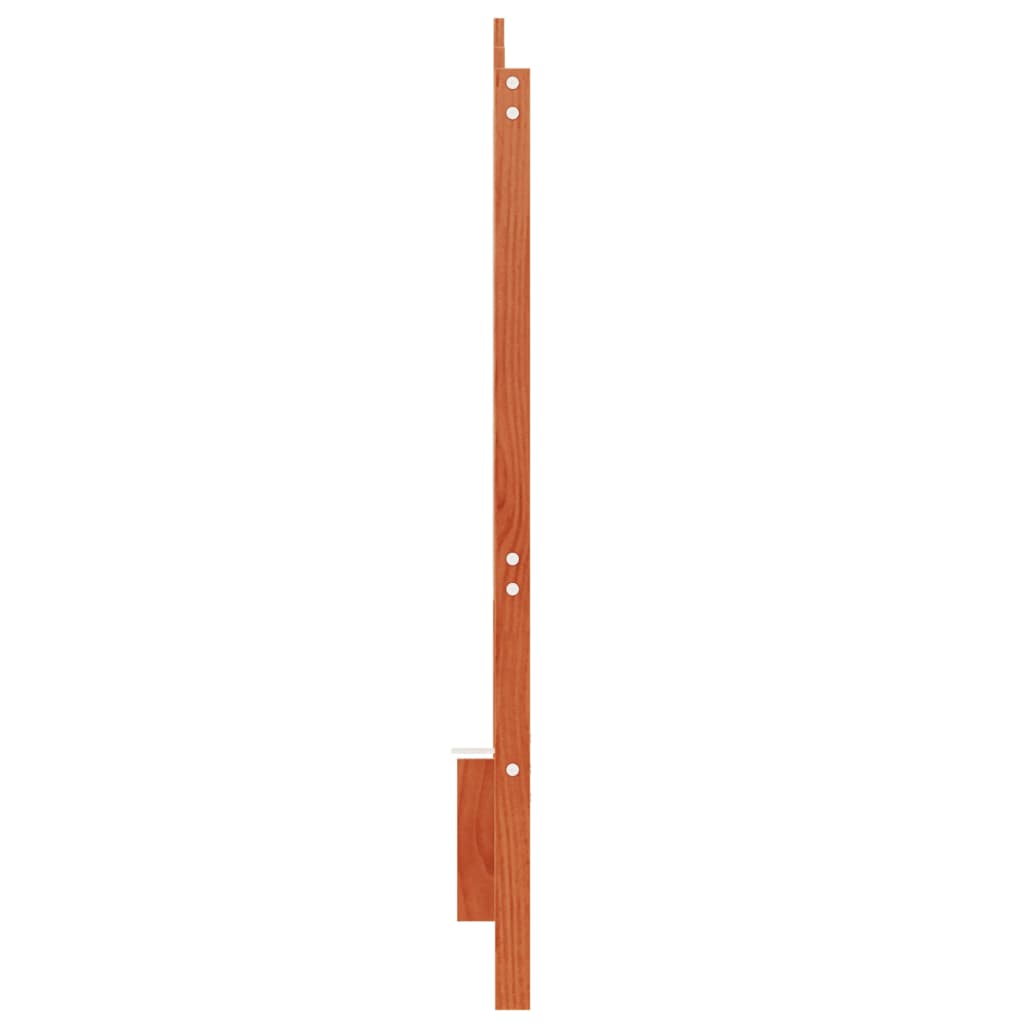 viaszbarna tömör fenyőfa fejtámla 135 cm