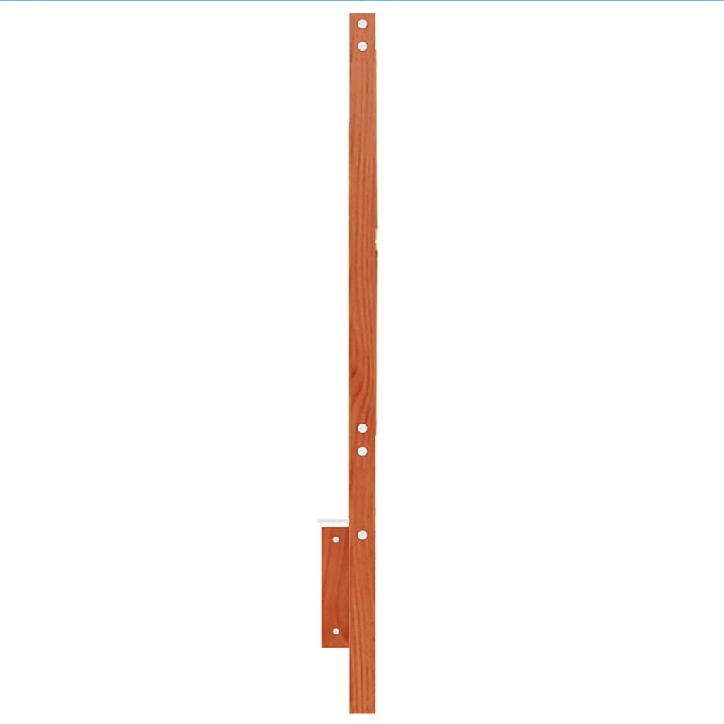 viaszbarna tömör fenyőfa fejtámla 135 cm
