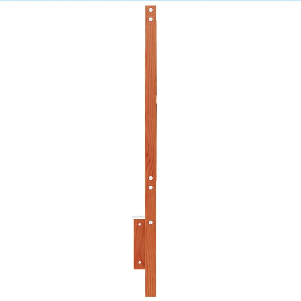 viaszbarna tömör fenyőfa fejtámla 160 cm