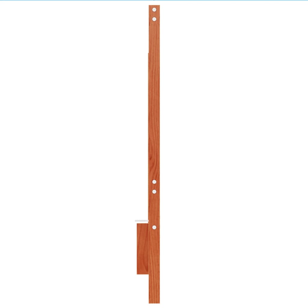 viaszbarna tömör fenyőfa fejtámla 140 cm