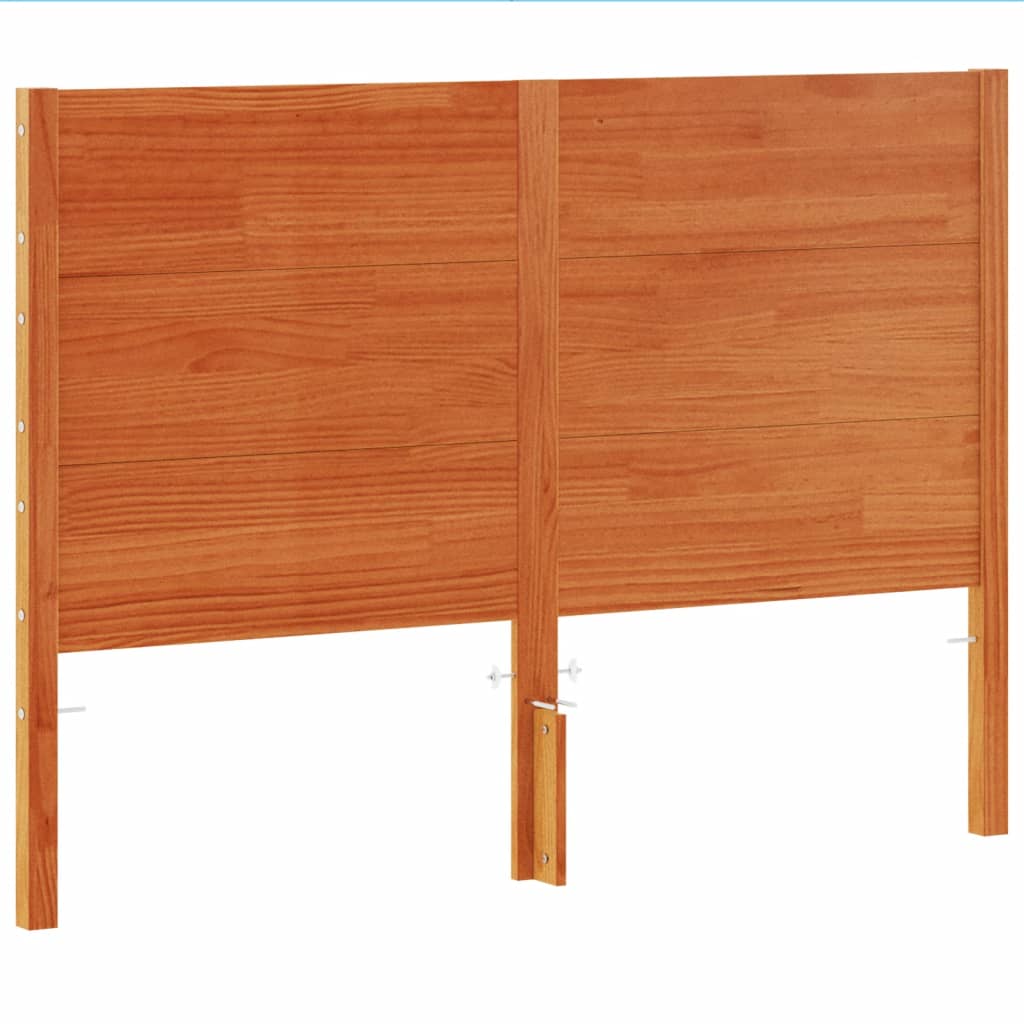 viaszbarna tömör fenyőfa fejtámla 150 cm