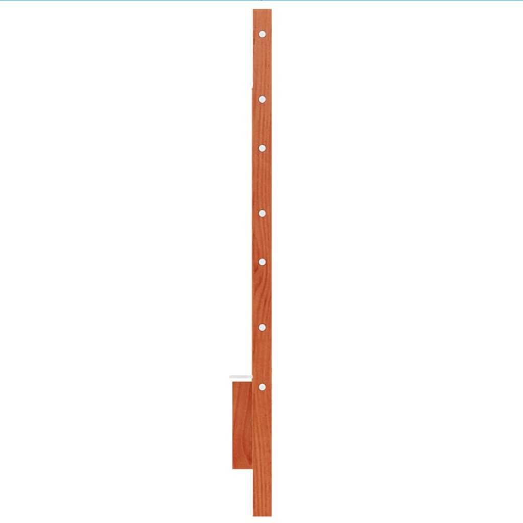 viaszbarna tömör fenyőfa fejtámla 160 cm