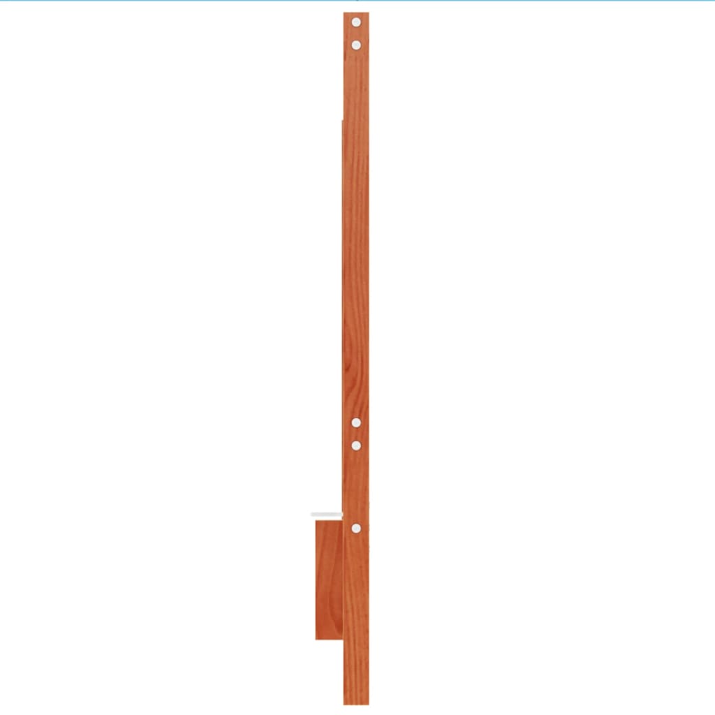 viaszbarna tömör fenyőfa fejtámla 135 cm