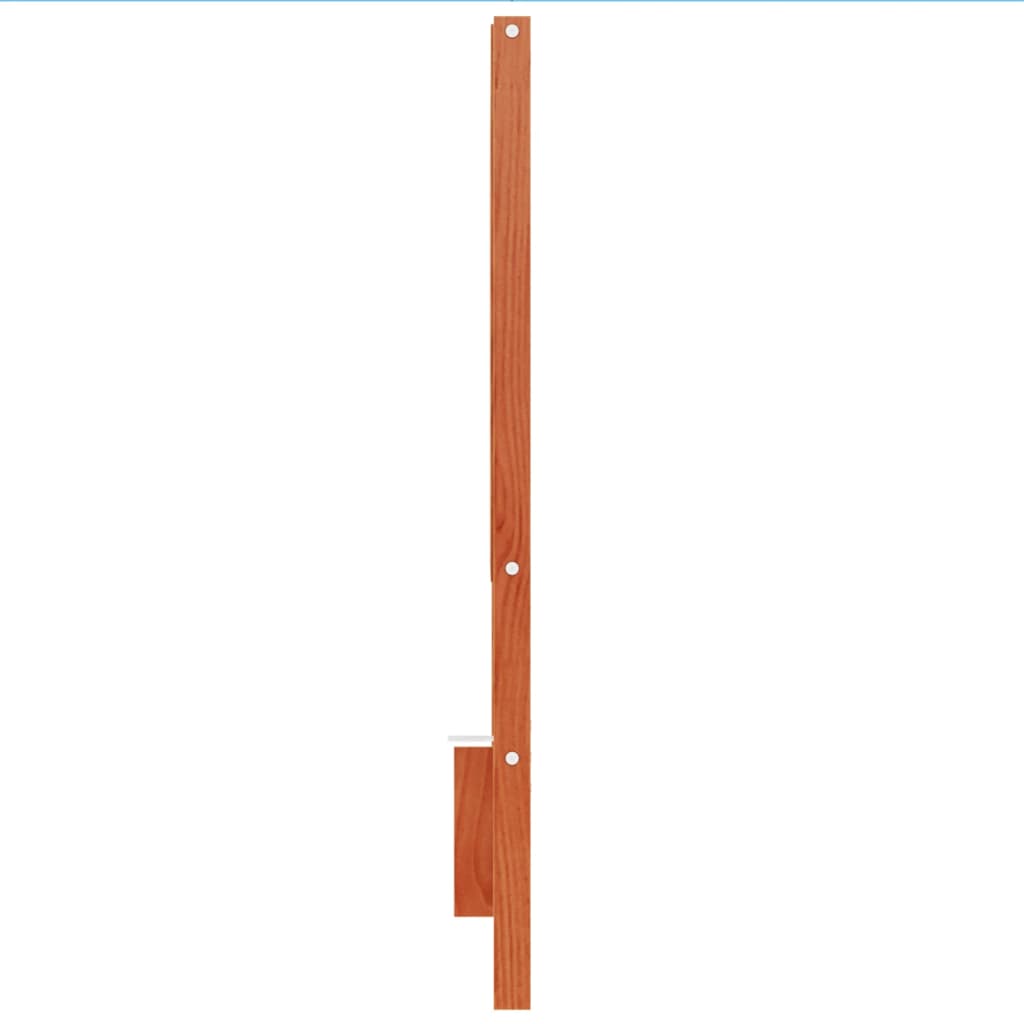 viaszbarna tömör fenyőfa fejtámla 135 cm