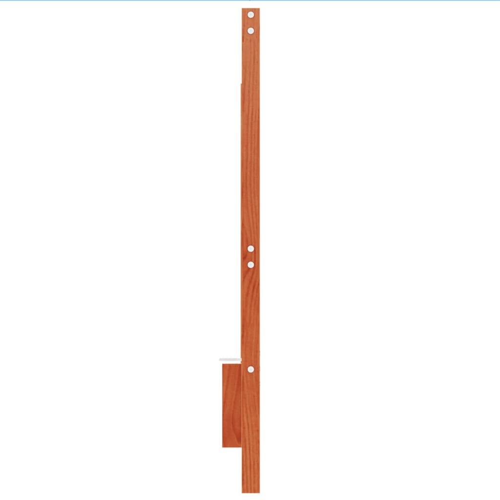 viaszbarna tömör fenyőfa fejtámla 135 cm