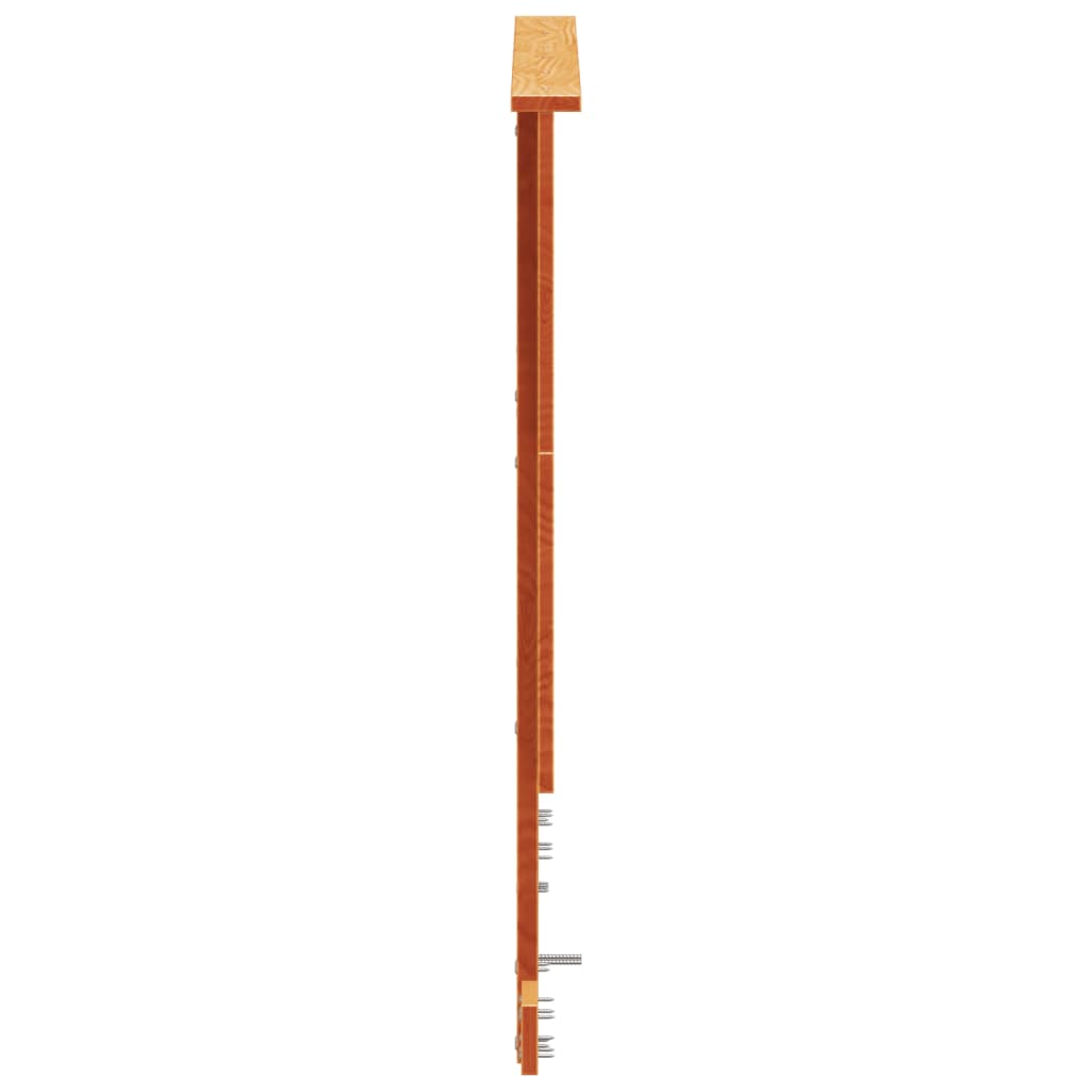 viaszbarna tömör fenyőfa fejtámla 120 cm