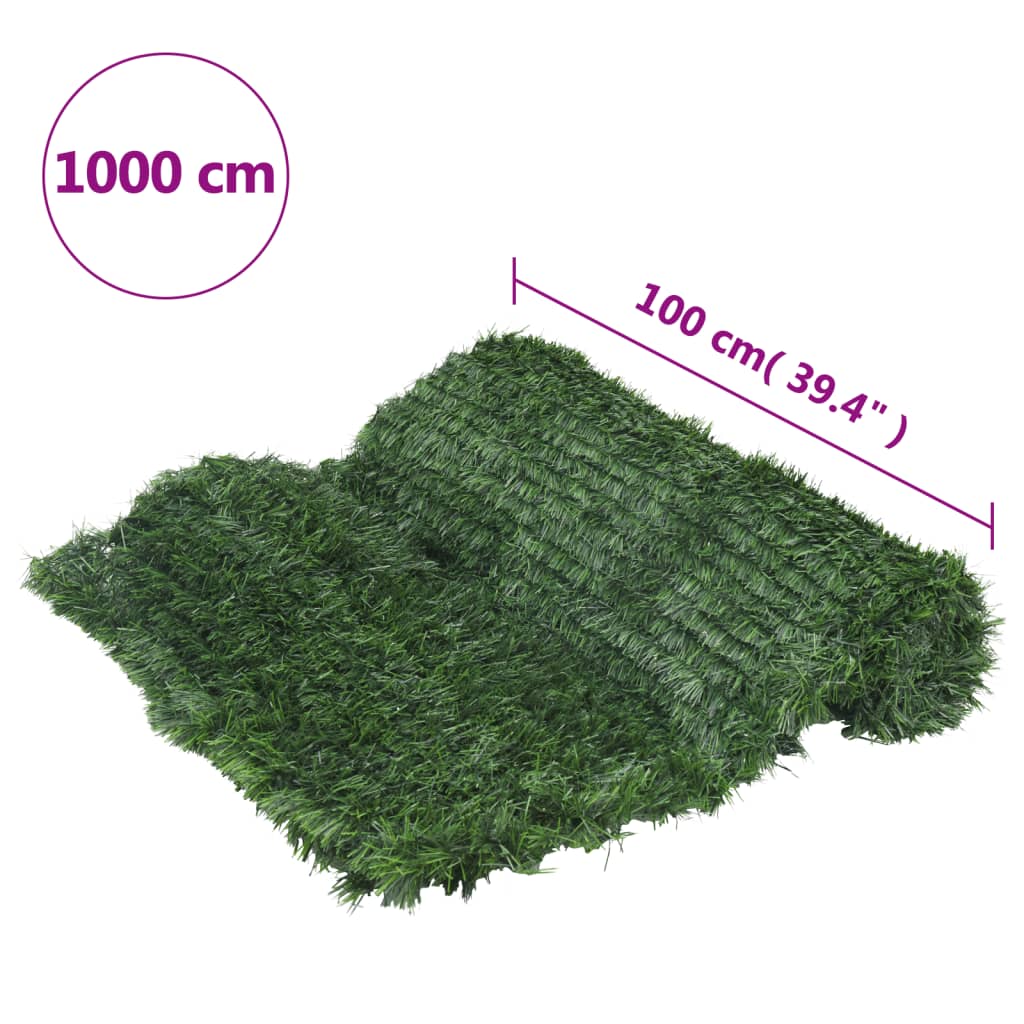 zöld műfűkerítés 1 x 10 m