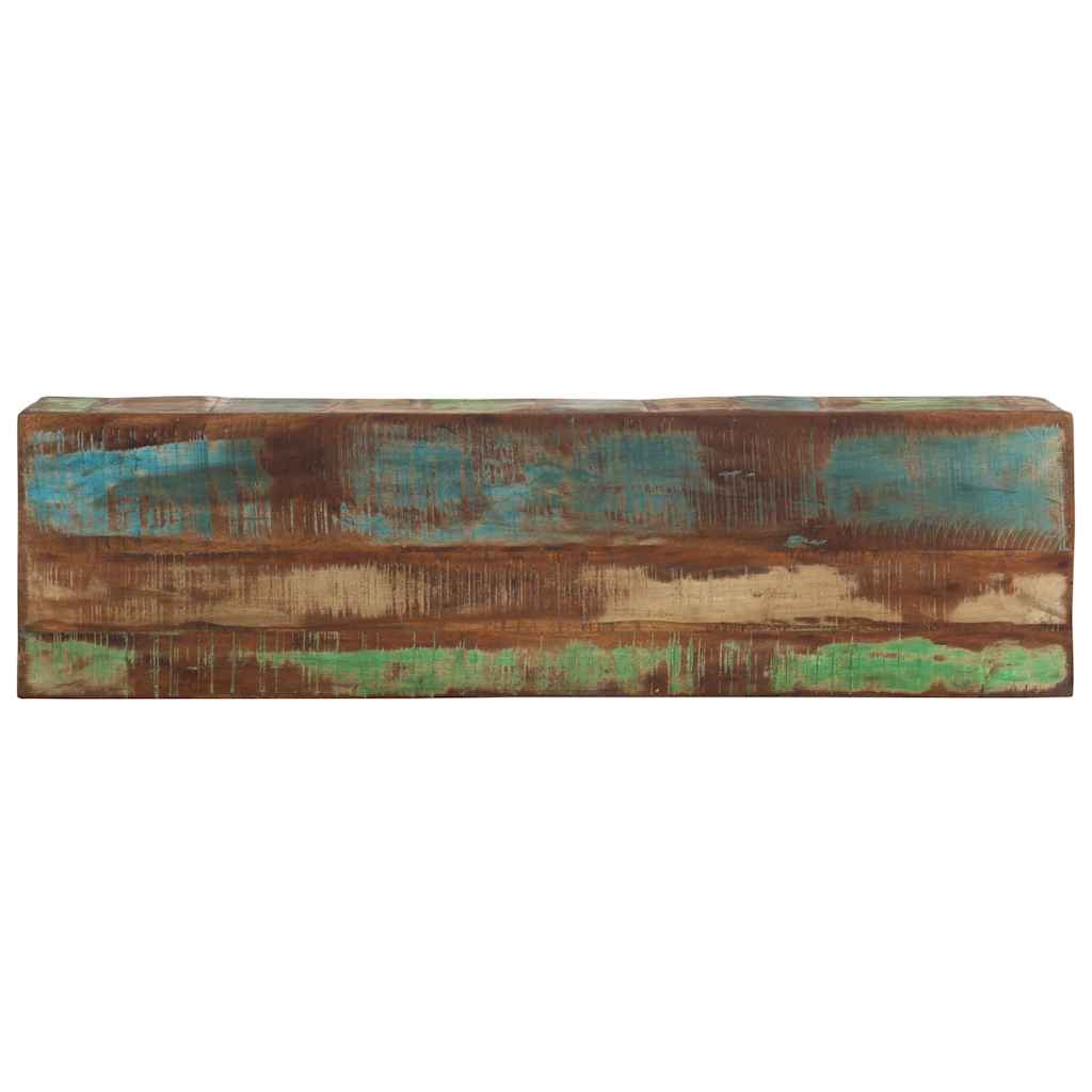 tömör újrahasznosított fa és vas tálalóasztal 110 x 30 x 75 cm