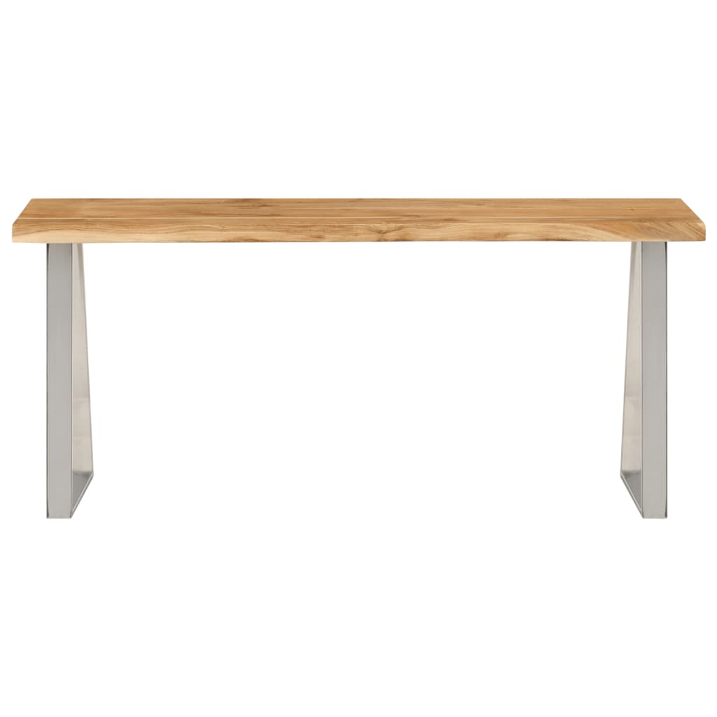 tömör akácfa pad természetes éllel 105 cm