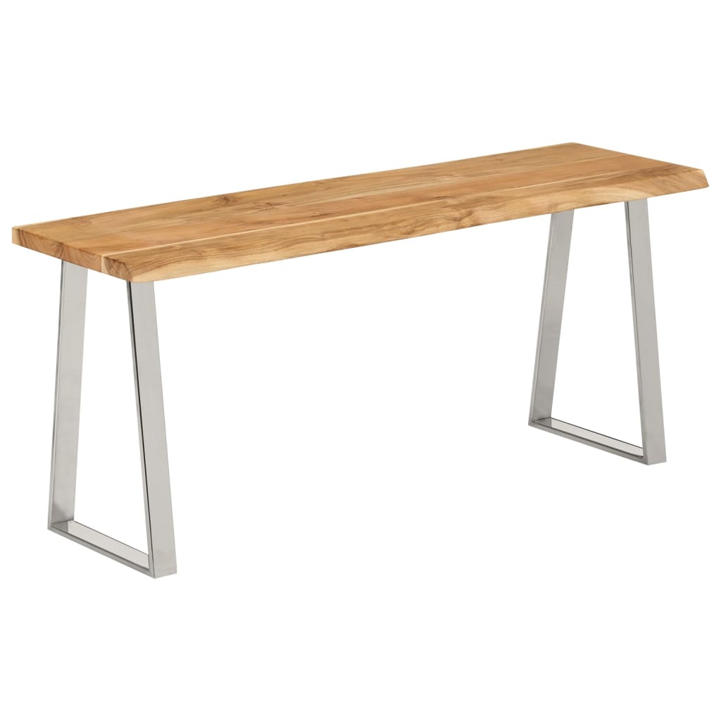 tömör akácfa pad természetes éllel 105 cm