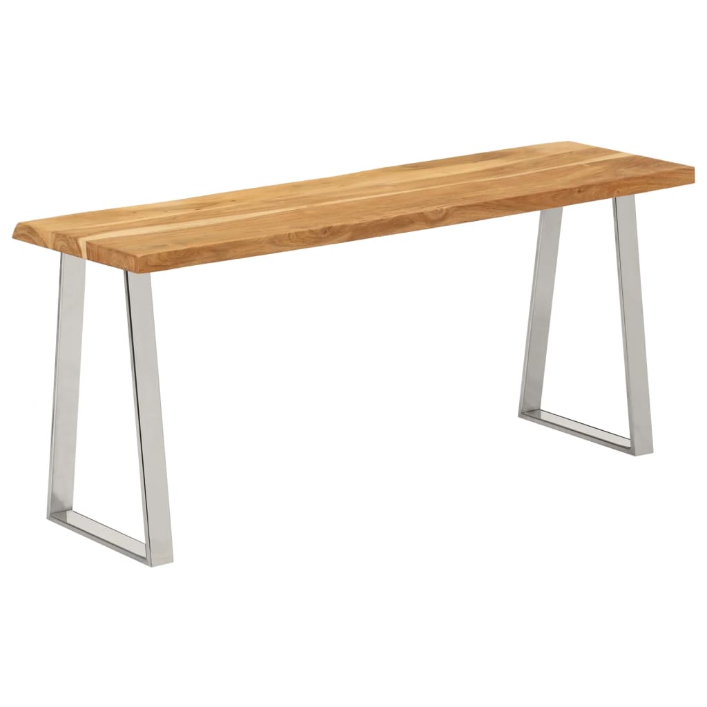 tömör akácfa pad természetes éllel 105 cm