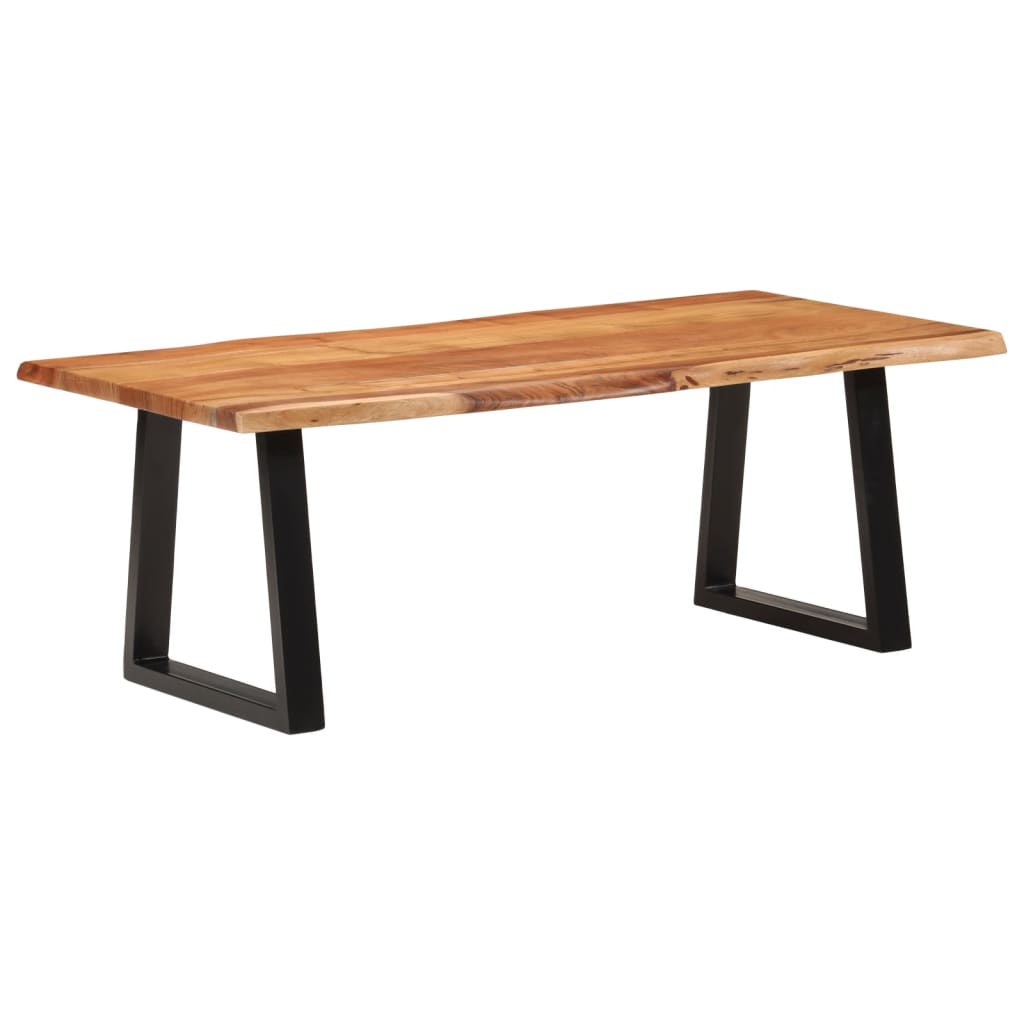 tömör akácfa dohányzóasztal 110 x 55 x 40 cm