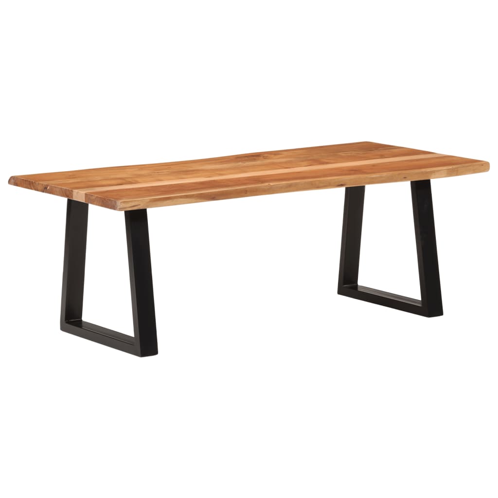 tömör akácfa dohányzóasztal 110 x 55 x 40 cm