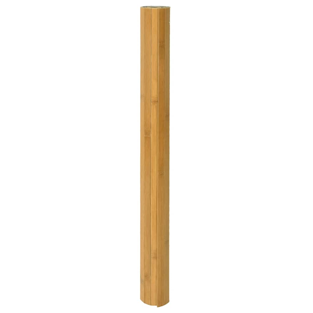 négyszögletű természetes bambusz szőnyeg 60 x 100 cm