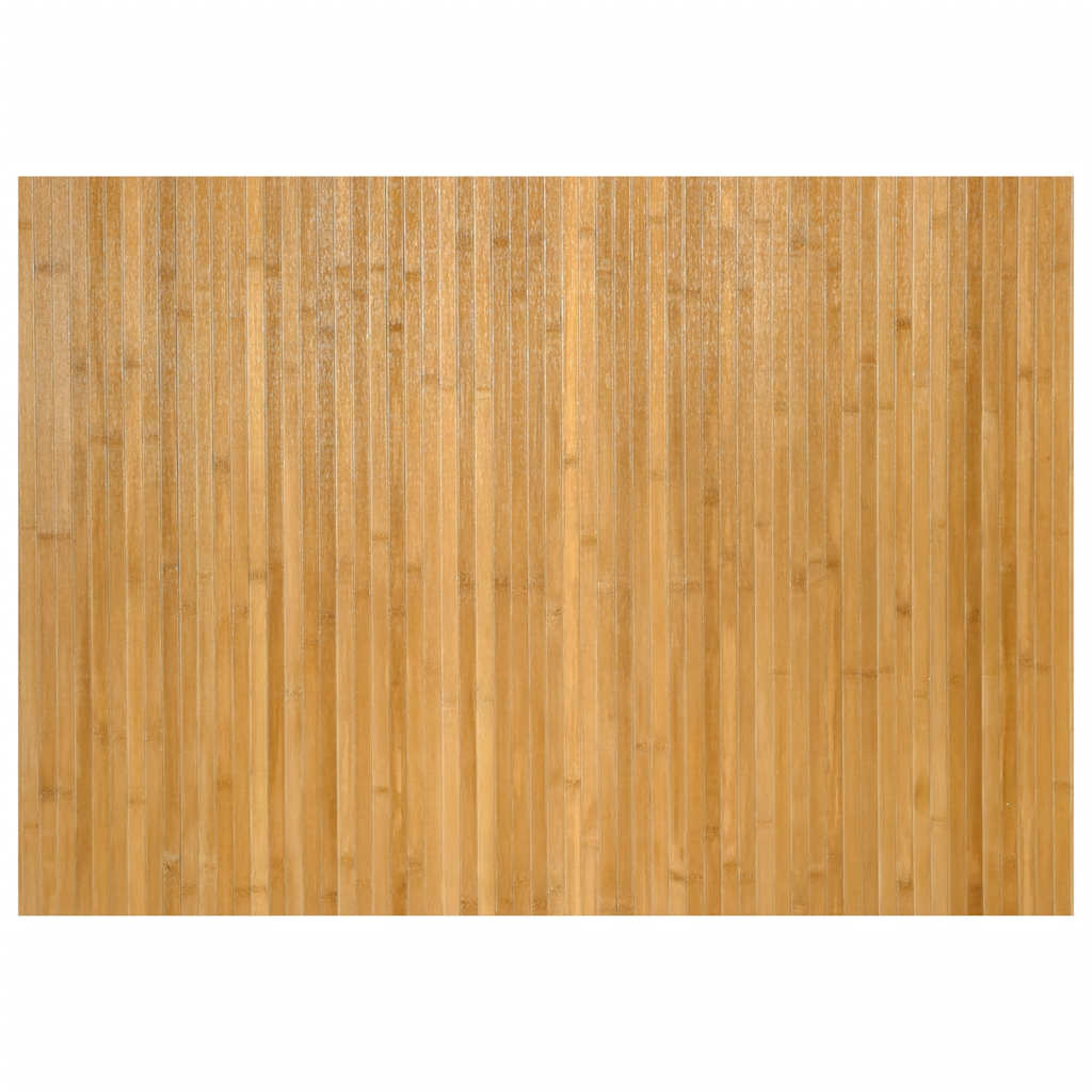 négyszögletű természetes bambusz szőnyeg 70 x 100 cm