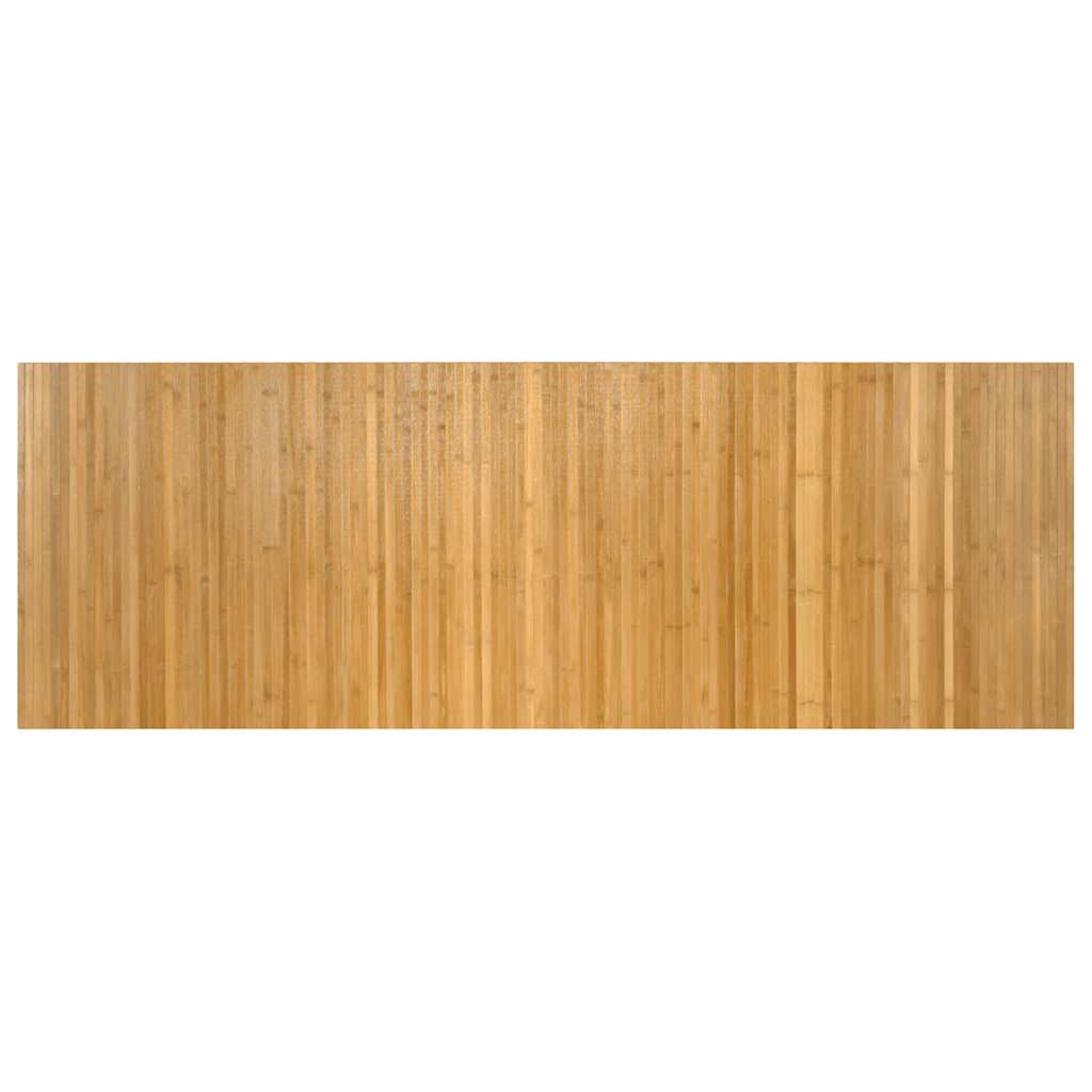 négyszögletű természetes bambusz szőnyeg 70 x 200 cm